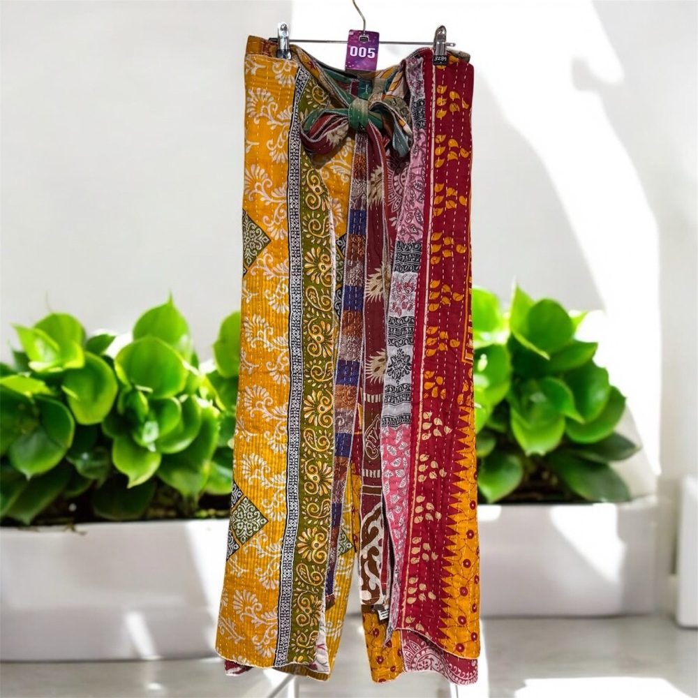 Multicolor Bohemian Women's Pants